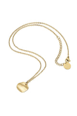 18k Gold Circle Pendant Necklace HAUS OF DECK