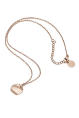 18k Rose Gold Circle Pendant Necklace HAUS OF DECK