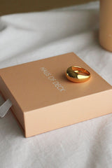18k Gold Plated Dome Ring