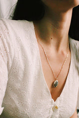 Sterling Silver Locket Necklace HAUS OF DECK