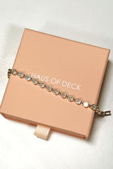 18k Gold Plated Diamante Bracelet