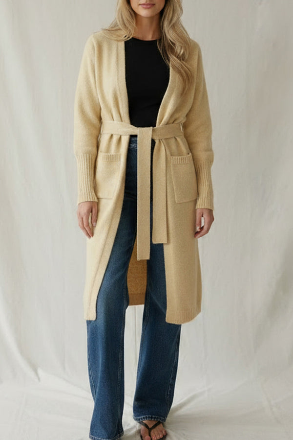 Midi Cardigan in Butter