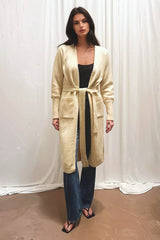 Midi Cardigan in Butter