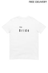 SASSY GIRL Women's White Bridal The Bride T-Shirt