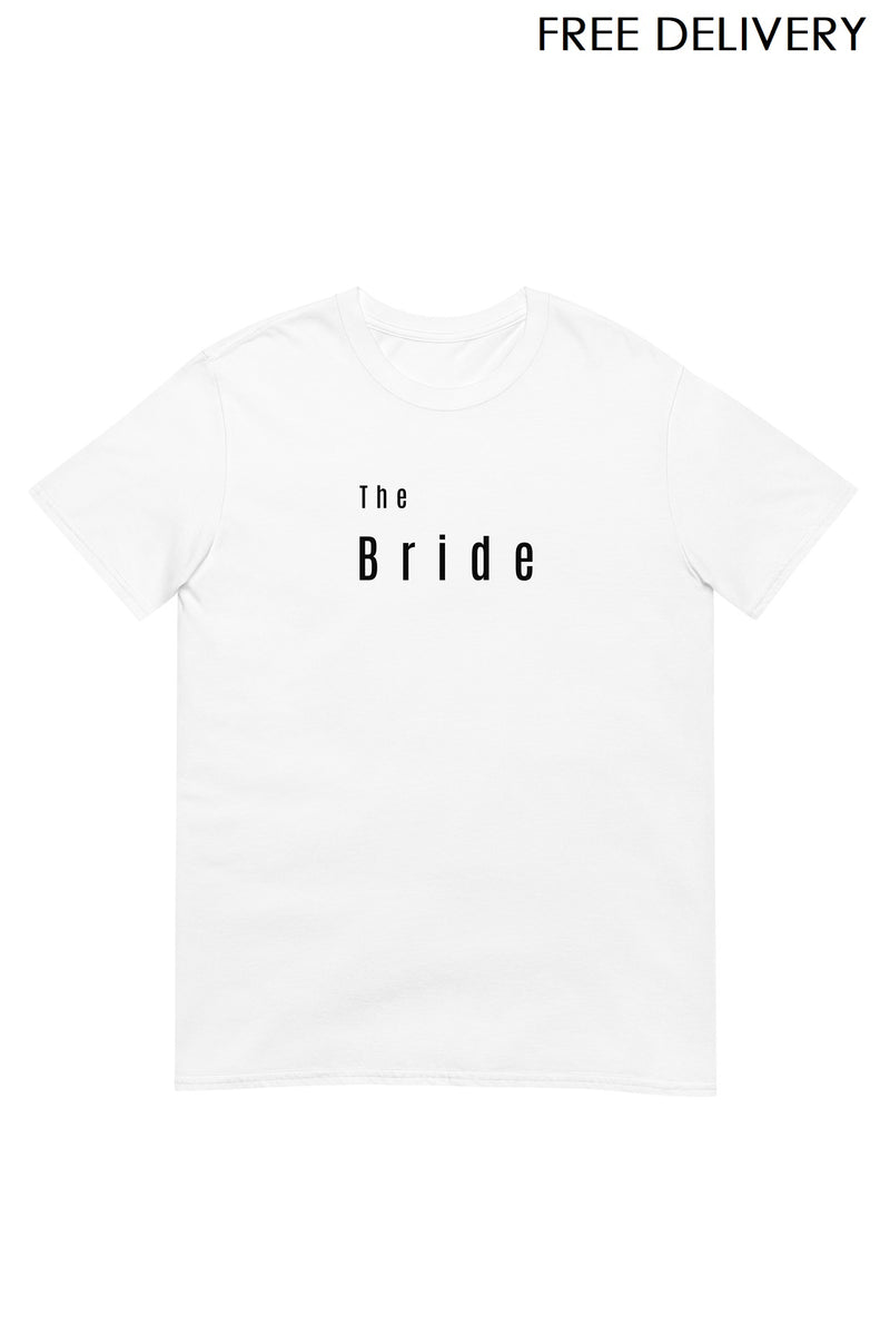 SASSY GIRL Women's White Bridal The Bride T-Shirt
