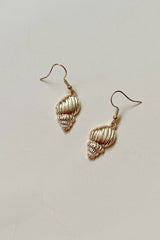 Gold Sea Shell Earrings