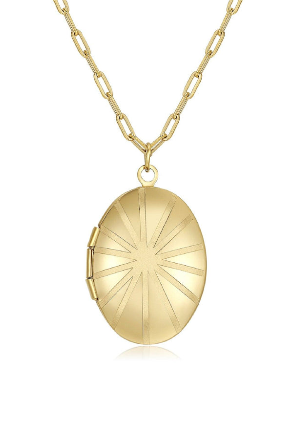 18k Gold Locket Necklace HAUS OF DECK 