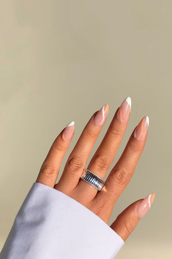 Sterling Silver Plated Chunky Ribbed Ring