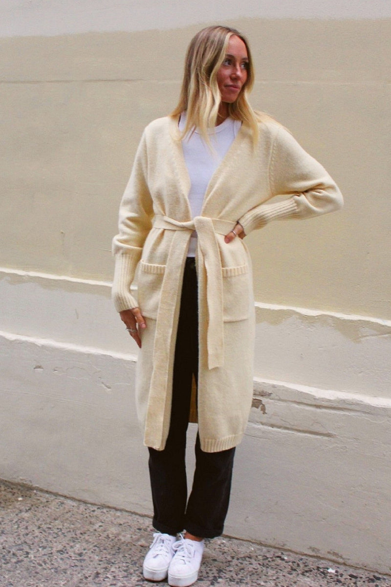 Midi Cardigan in Cream