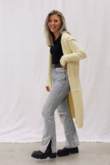 Midi Cardigan in Butter