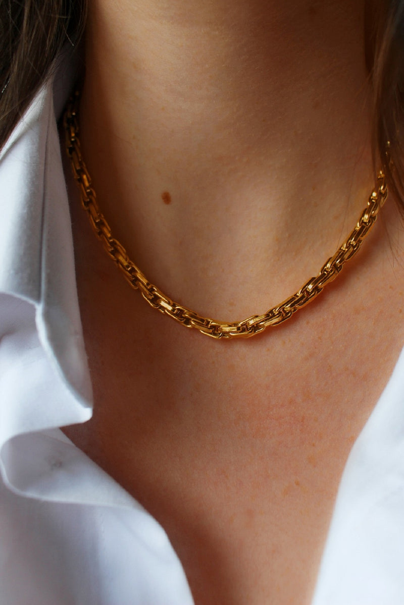 18k Gold Plated Multi Link Chain