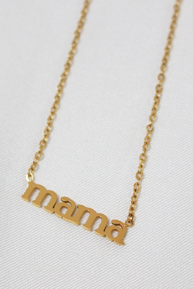 18k Gold Plated Mama Necklace